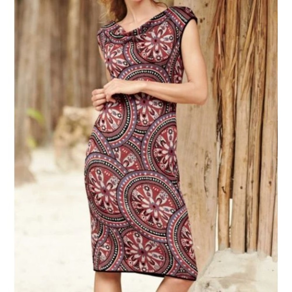 Peruvian Connection Allegra Pima Cotton Sheath Dress Size XS